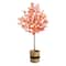 6ft. Artificial Autumn Maple Tree with Basket